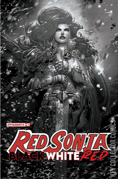 Variant Cover for Red Sonja: Black, White, Red #2