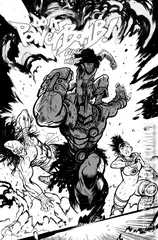 Variant Cover for Do A Powerbomb: Black and White #2