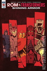Variant Cover for ROM vs. Transformers: Shining Armor #5