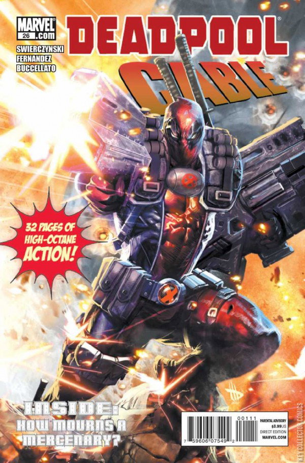 Cable Comic Panel Cable #26 Published February 2011 | Key Collector Comics
