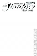 Variant Cover for The Shadow: Year One #5