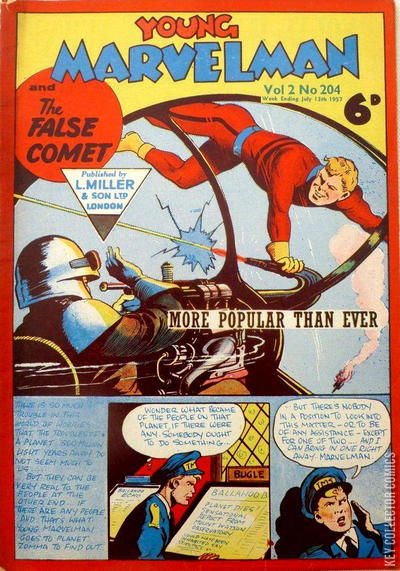 Cover art for Young Marvelman #204 