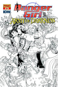 Variant Cover for Danger Girl and the Army of Darkness #6