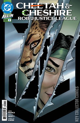 Cheetah and Cheshire Rob the Justice League