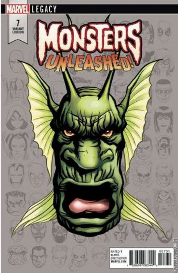Variant Cover for Monsters Unleashed #7