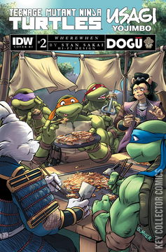 Variant Cover for Teenage Mutant Ninja Turtles / Usagi Yojimbo: WhereWhen #2