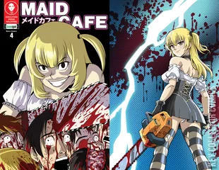 Variant Cover for Maid Cafe #4
