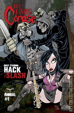 Variant Cover for The Living Corpse Guest Starring Hack / Slash #1