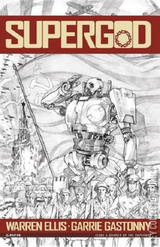 Variant Cover for Supergod #4