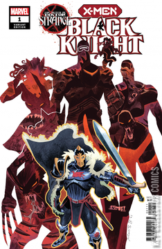 Variant Cover for Death of Doctor Strange: X-Men / Black Knight #1