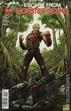 Variant Cover for Escape From Monster Island #4