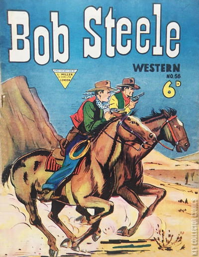 Cover art for Bob Steele Western #56 