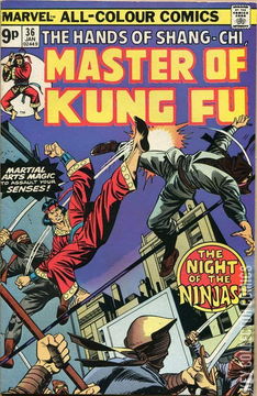 Variant Cover for Master of Kung Fu #36