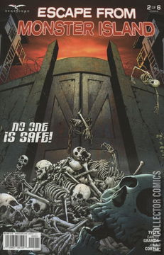 Variant Cover for Escape From Monster Island #2