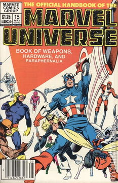 Variant Cover for The Official Handbook of the Marvel Universe #15