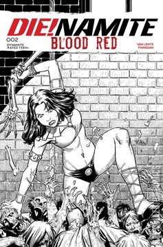 Variant Cover for Die!namite: Blood Red #2