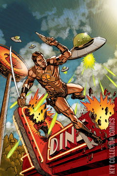 Variant Cover for Warlord of Mars Attacks #3