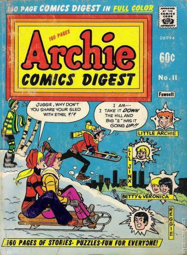 Key Archie Comics Archie Comics Digest #11 Published April 1975 | Key Col