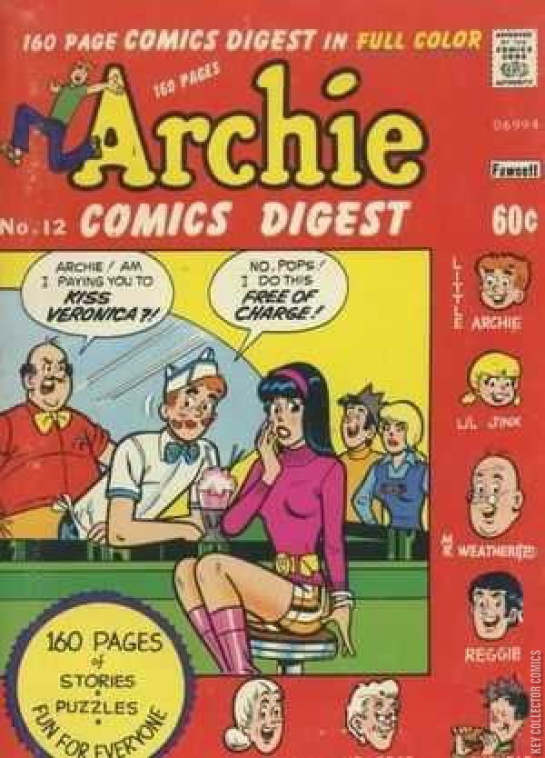 Key Archie Comics Archie Comics Digest #12 Published June 1975 | Key Coll