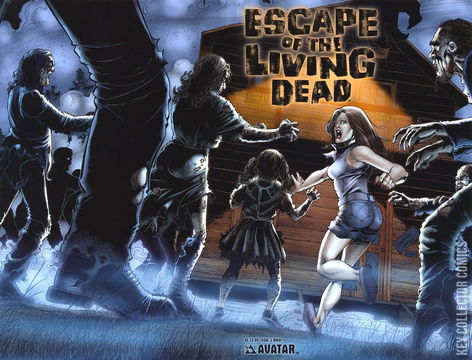 Variant Cover for Escape of the Living Dead #5