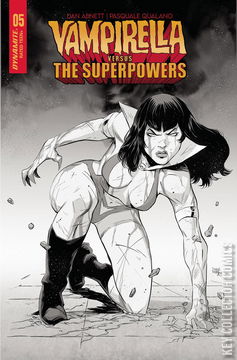 Variant Cover for Vampirella vs. Superpowers #5