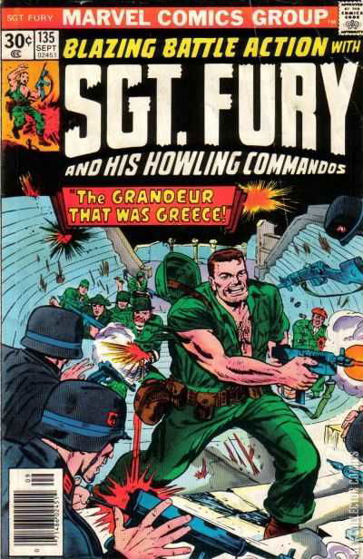 Cover art for Sgt. Fury and His Howling Commandos #135