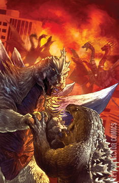 Variant Cover for Godzilla: Here There Be Aliens #5