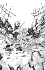 Variant Cover for The Nightmare Before Christmas: The Battle for Pumpkin King #4