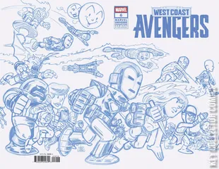 Variant Cover for West Coast Avengers #6