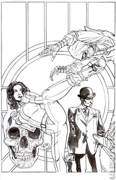 Variant Cover for Steed and Mrs. Peel #2