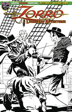 Variant Cover for Zorro Legendary Adventures #4