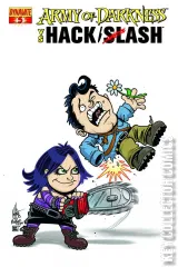 Variant Cover for Army of Darkness vs. Hack / Slash #5