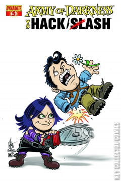 Variant Cover for Army of Darkness vs. Hack / Slash #5