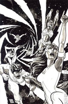 Variant Cover for The Hypernaturals #3