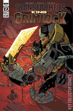 Variant Cover for Transformers: King Grimlock #2