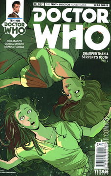 Variant Cover for Doctor Who: The Tenth Doctor - Year Three #4