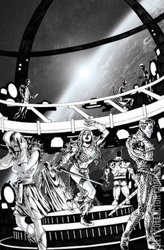 Variant Cover for Red Sonja: The Superpowers #4