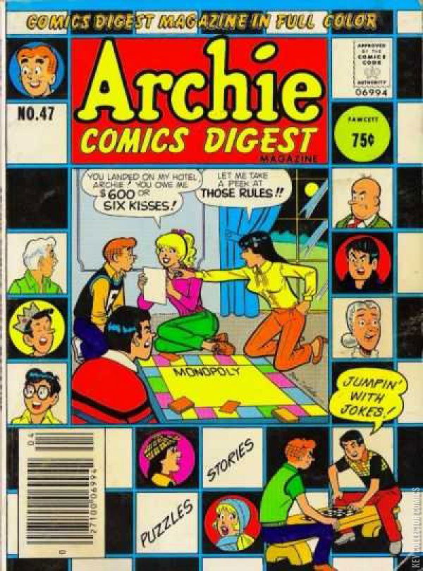 Archie Comics Digest #47 Published April 1981 | Key Col