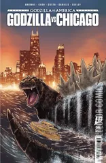 Variant Cover for Godzilla vs America: Chicago