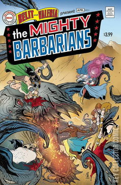 Variant Cover for Mighty Barbarians #1