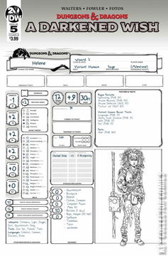 Variant Cover for Dungeons & Dragons: A Darkened Wish #5