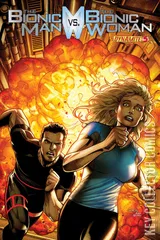 Variant Cover for The Bionic Man vs. The Bionic Woman #5