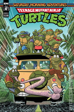 Variant Cover for Teenage Mutant Ninja Turtles: Saturday Morning Adventures #4