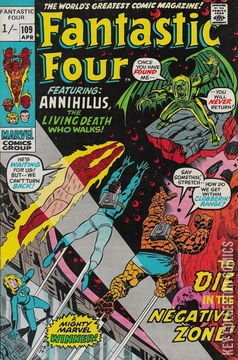 Variant Cover for Fantastic Four #109