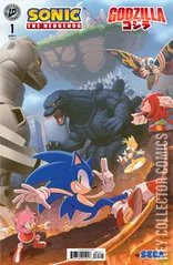 Cover for Sonic the Hedgehog x Godzilla #1