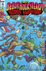Cover for Teenage Mutant Ninja Turtles: Bebop & Rocksteady Destroy Everything #4