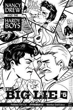 Variant Cover for Nancy Drew and the Hardy Boys: The Big Lie #5