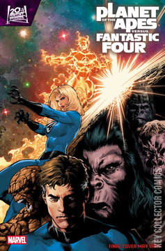 Variant Cover for Planet of the Apes Versus Fantastic Four #2