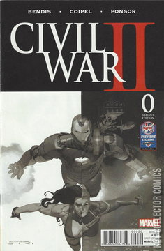 Variant Cover for Civil War II #0