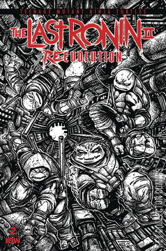 Variant Cover for Teenage Mutant Ninja Turtles: The Last Ronin II - ReEvolution #2